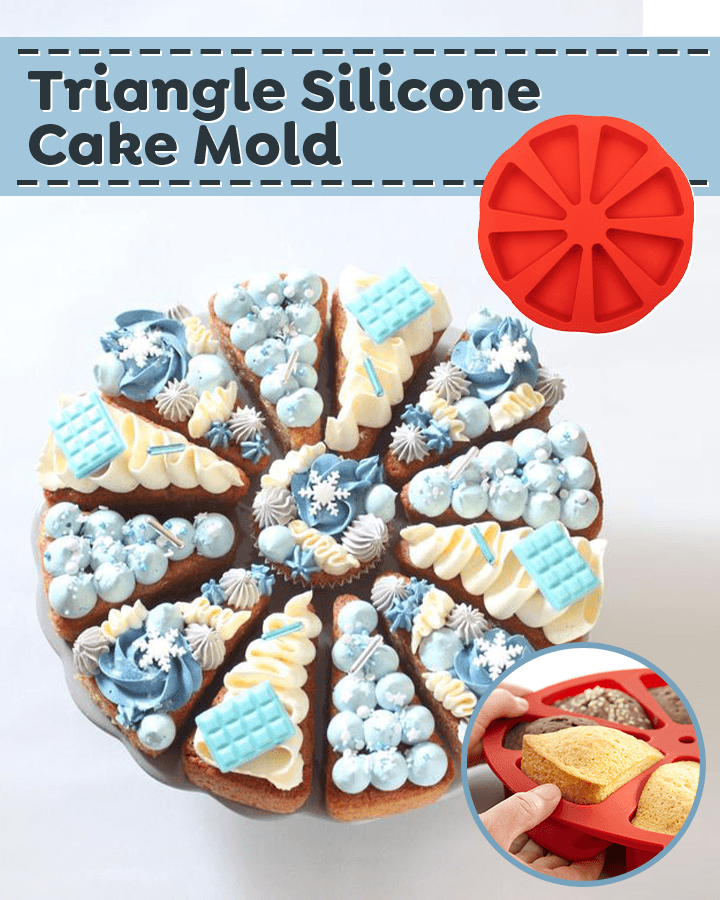 Triangle Silicone Cake Mold Kitchen AC 